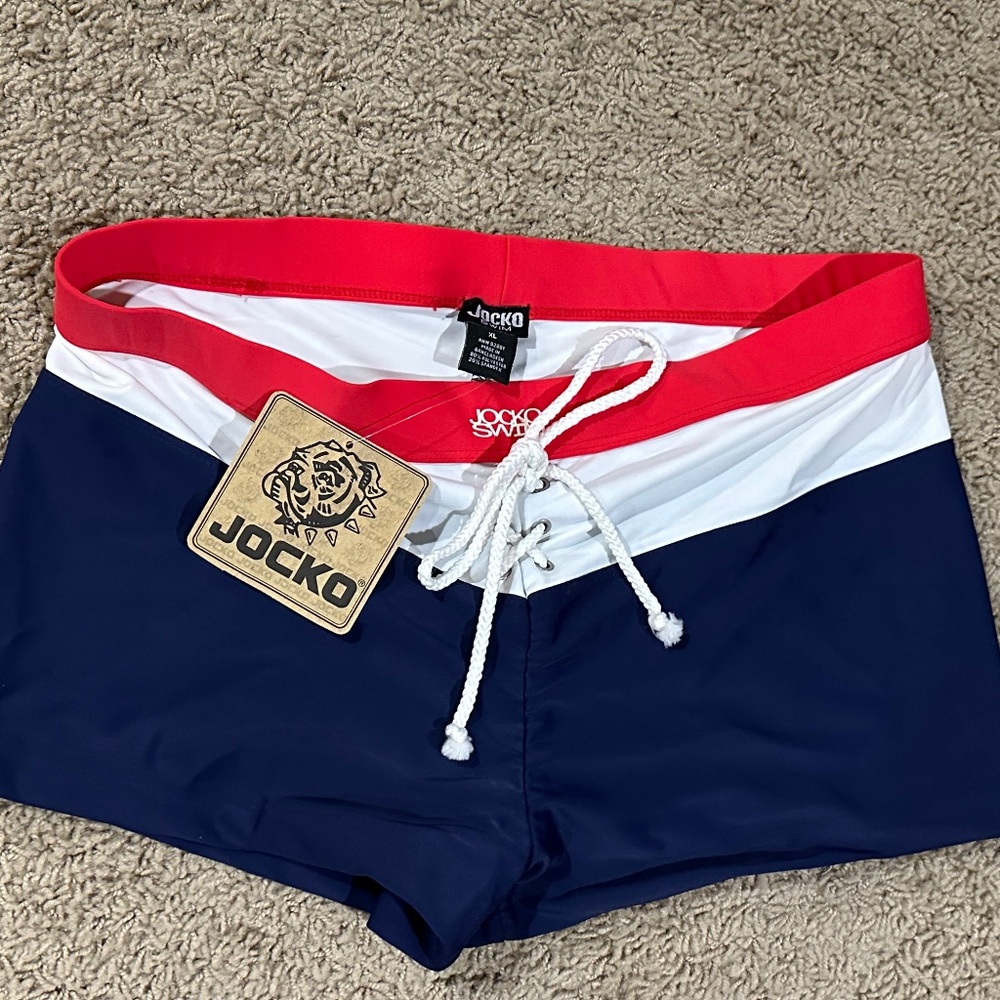 NwT Men's JOCKO Tri-Colour Swim Trunks Size XL